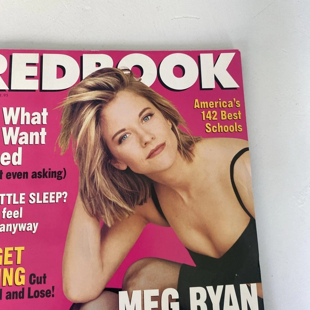Redbook Magazine Meg Ryan Forget Dieting April 1995 Vintage